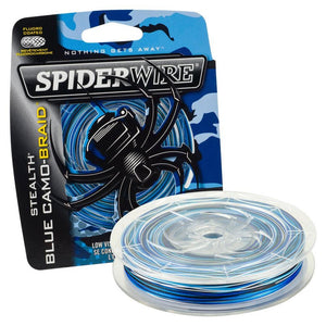 SpiderWire Stealth Blue Camo Braid