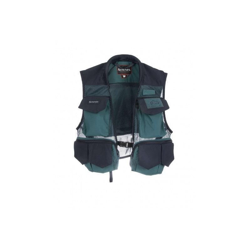 Simms Tributary Vest Deep Sea Green - Medium