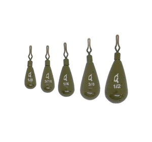 X Zone Tungsten Tear Drop Shot Weight