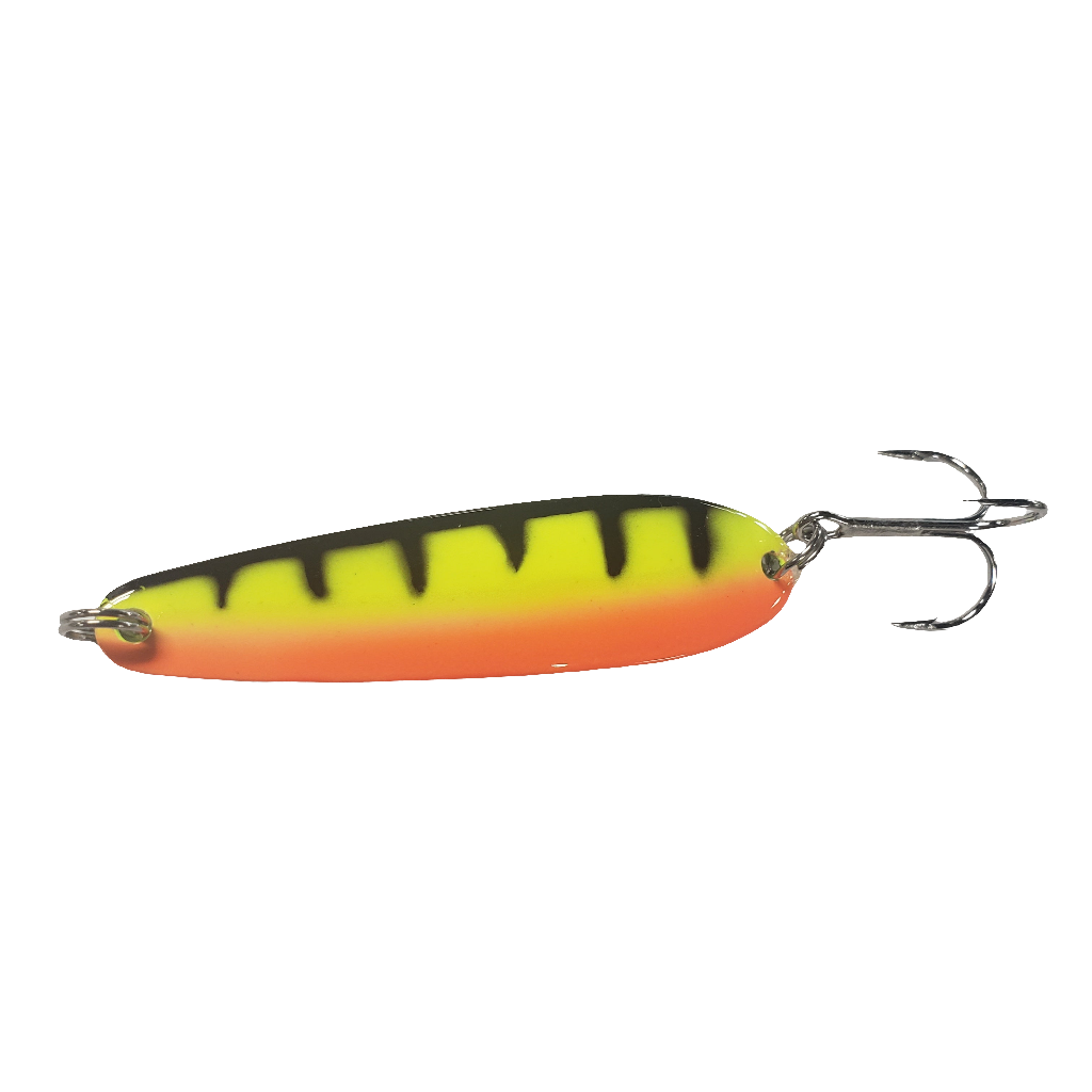 Great Lakes Spoons Trolling Series Chartreuse Back 3-1/4