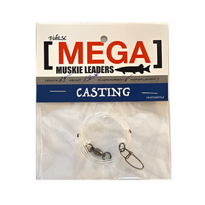 Mega Muskie Casting Fluorocarbon Leaders