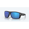Costa Diego Sunglasses - Matte Black/Blue Mirror