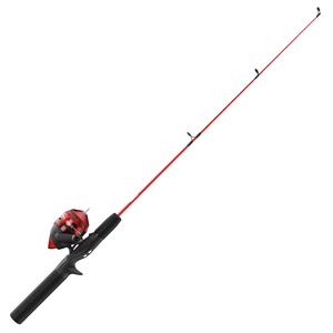 Zebco Dock Demon Spincast Combo - Red