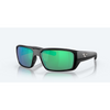 Costa Fantail Pro Sunglasses - Matte Black/Green Mirror