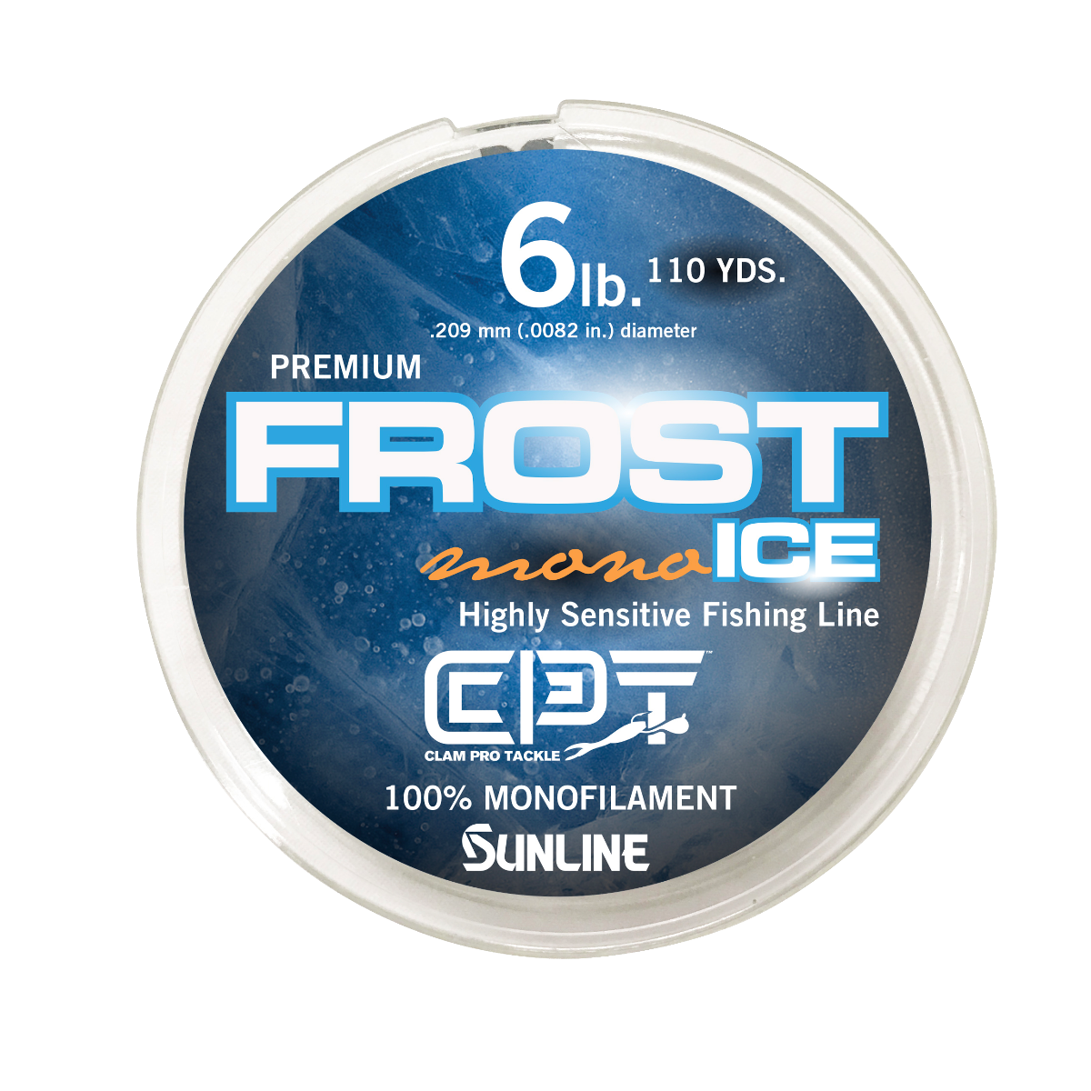 Clam Frost Ice Monofilament - 110yd