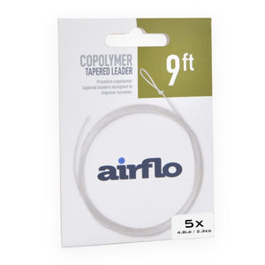 Airflo Copolymer Tapered Leader - 9' - Single Pack