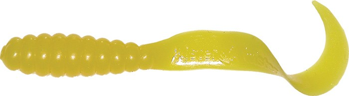 MISTER TWISTER Meeny 3 In. Solid Soft Baits - 25 Pcs