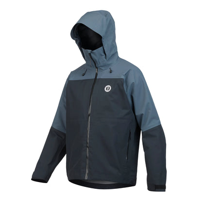 Mustang Men's Taku Essential Waterproof Jacket - Black Admiral Grey
