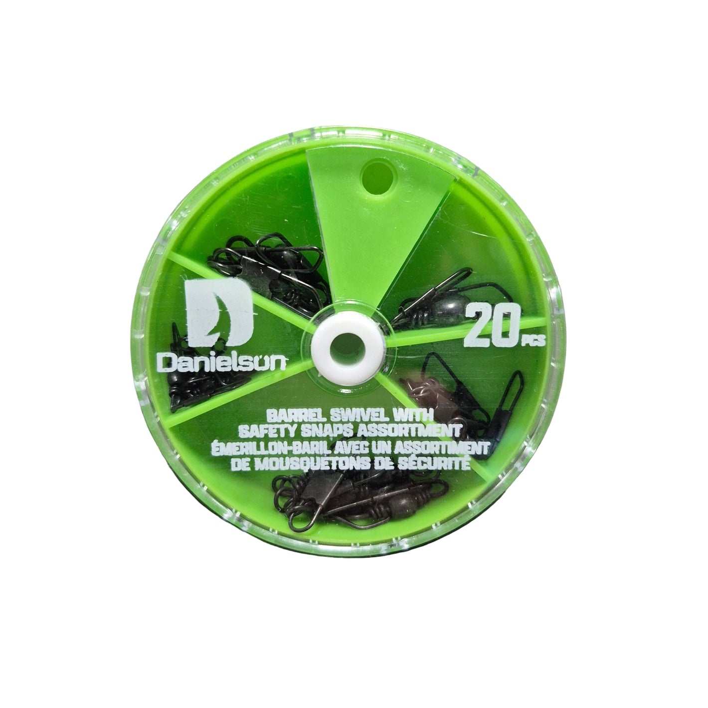 Danielson Barrel Swivel w/Safety Snaps 20pc Assortment