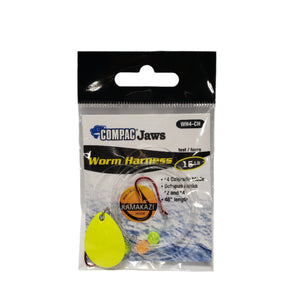 Compac Jaws Worm Harness - #4 Colorado Blade