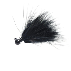 The Perfect Jig Tungsten Alive Series Hair Jig - Black
