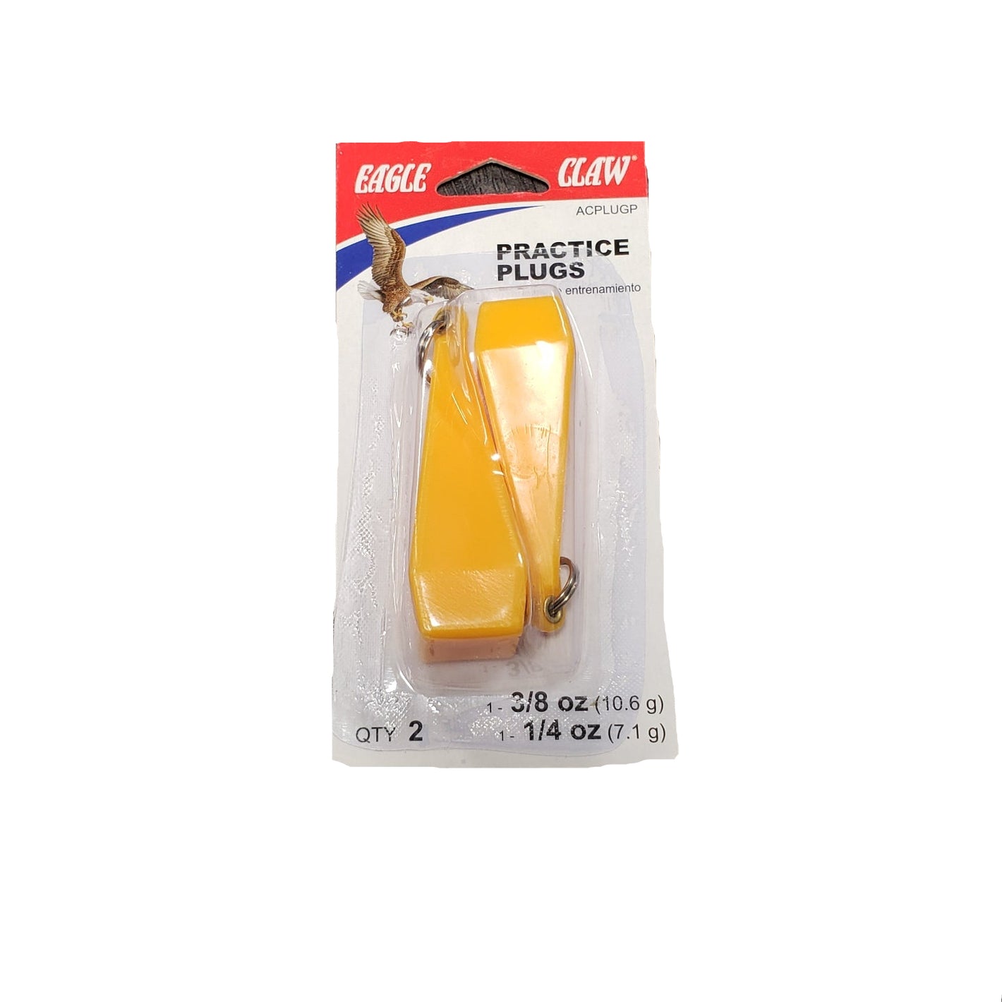 Eagle Claw Practice Plugs (3/8oz & 1/4oz)