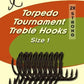 Torpedo Tournament Treble Hooks 10pk