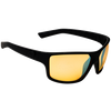 Strike King S11 Clinch Sunglasses - Black/Yellow Silver Mirror (S1140)