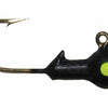 Big Bite Jig Heads - Black/Chartreuse