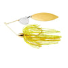 War Eagle Gold Frame Spinnerbait - Tandem Willow - Sun Perch