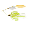 War Eagle Gold Frame Spinnerbait - Double Willow - Hot White Chartreuse