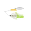 War Eagle Nickel Frame Spinnerbait - Double Willow - Hot White Shad