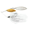 War Eagle Spinnerbait Colorado/Willow Hammered - White Silver/Nickel Frame