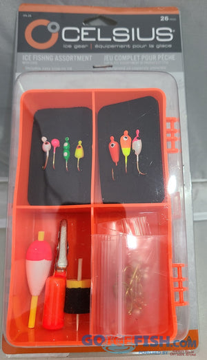 26pc Complete Ice Fishing Assortment