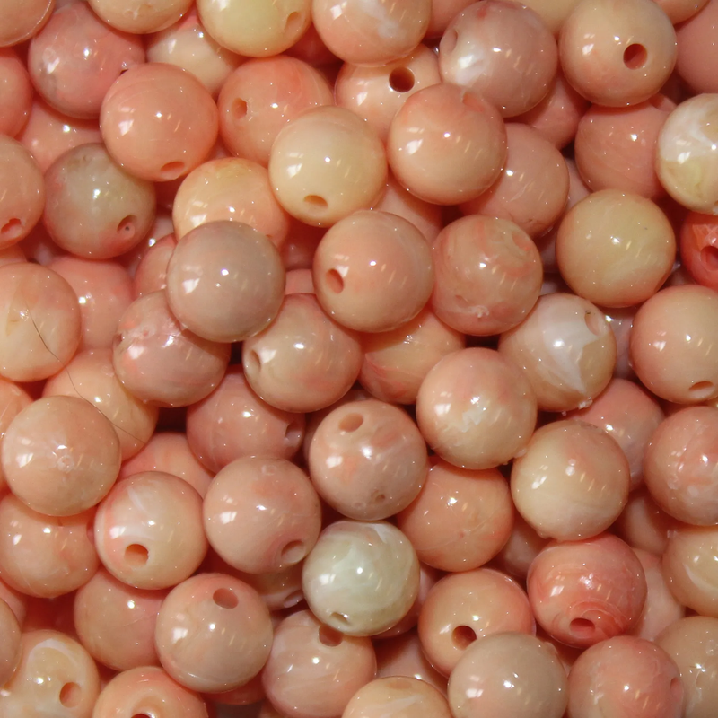 Troutbead Blooddot Eggs - Natural Roe 12 mm