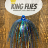 King Flies UV Trolling Flies - Blue Lagoon UV
