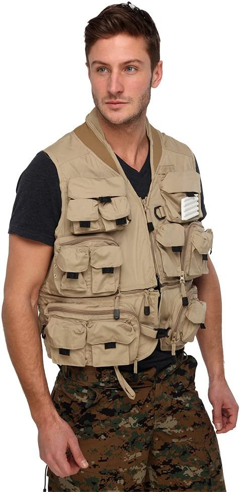 Load image into Gallery viewer, Convertible 24 Pocket Vest
