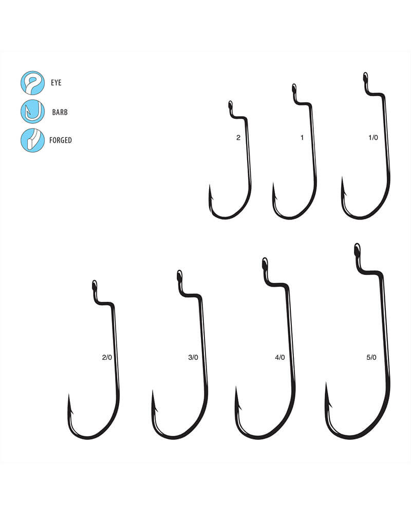 Load image into Gallery viewer, Offset Shank Worm Hook
