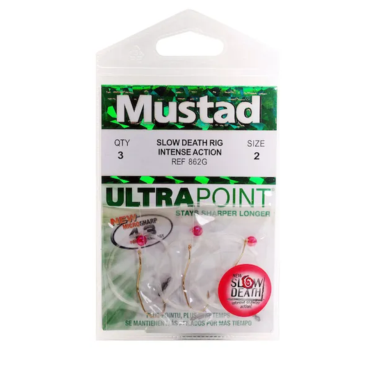 Mustad Slow Death Hook size 4 Gold