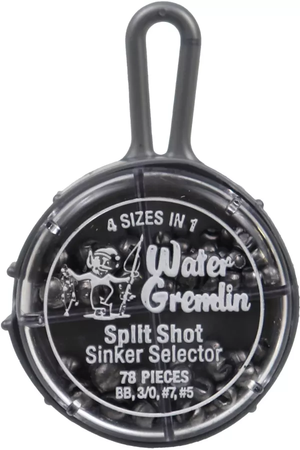 Water Gremlin Round Split Shot Selector