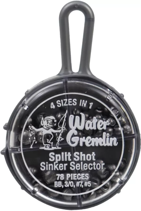 Angling Split Shot Water Gremlin Round Split Shot Selector – Angling Sports