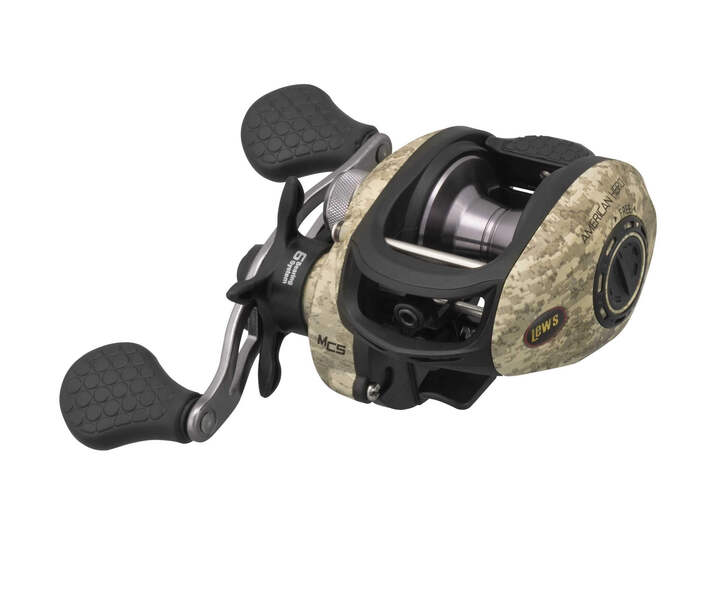Load image into Gallery viewer, American Hero Camo Lh Baitcaster Reel
