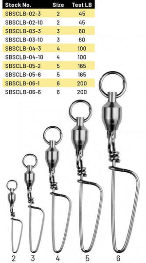 SPRO Ball Bearing Swivel w/ Coastlock Snap