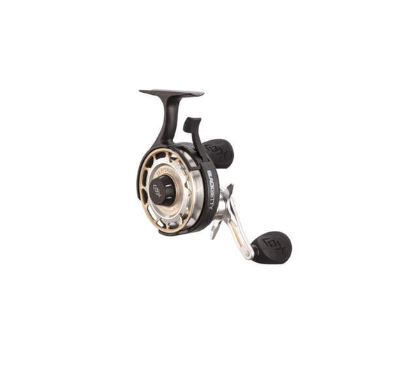 13 FISHING Black Betty FreeFall Carbon Ice Fishing Spinning Reel (Size: Inline)