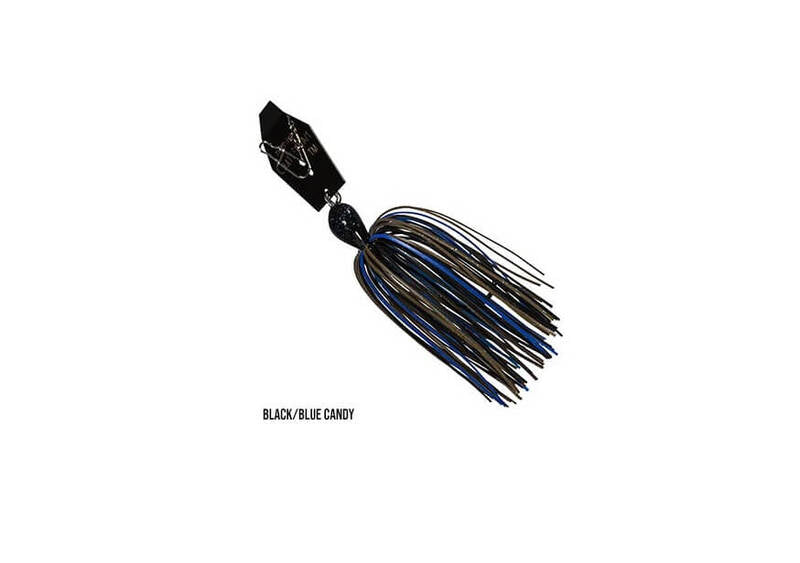 Z-Man ChatterBait Big Blade 5/8oz / Black Blue Candy