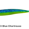 Lunker City Fin-S Fish 4" - #03 BLUE CHARTREUSE