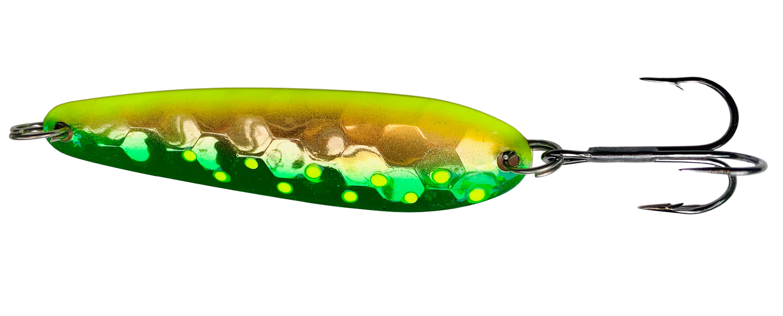 4 Pieces 2oz Casting Crocodile Spoons Fishing Trolling Lures - 4 Colors