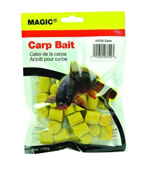 Magic Carp Bait, Preformed Bag, Red/Strawberry, 6oz