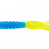 Anglers Choice Intact Grub - 241 Electric Blue/Chartreuse