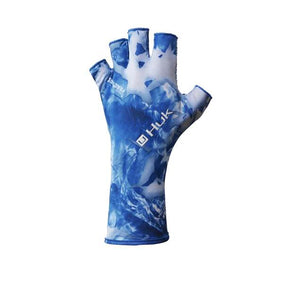 Fingerless Fishing Gloves for Kids - Luwint Half Finger Grip Sun